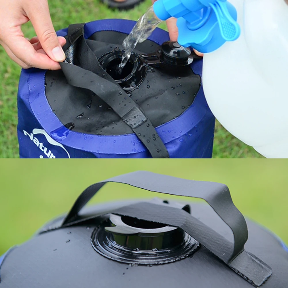 Naturehike 11L ПВХ открытый надувной душ давление душ воды мешок портативный лагерь душ Легкий Путешествия ПВХ хранения воды