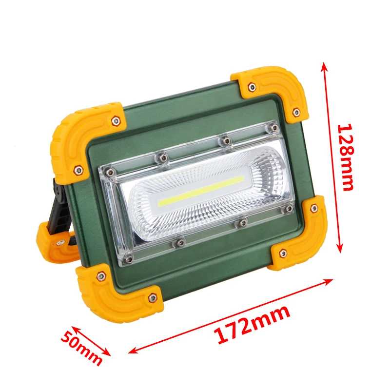 

30W COB LED Portable Flood Light USB Rechargeable Outdoor Garden Projector Work Security Landscape Floodlight Wall Spotlight
