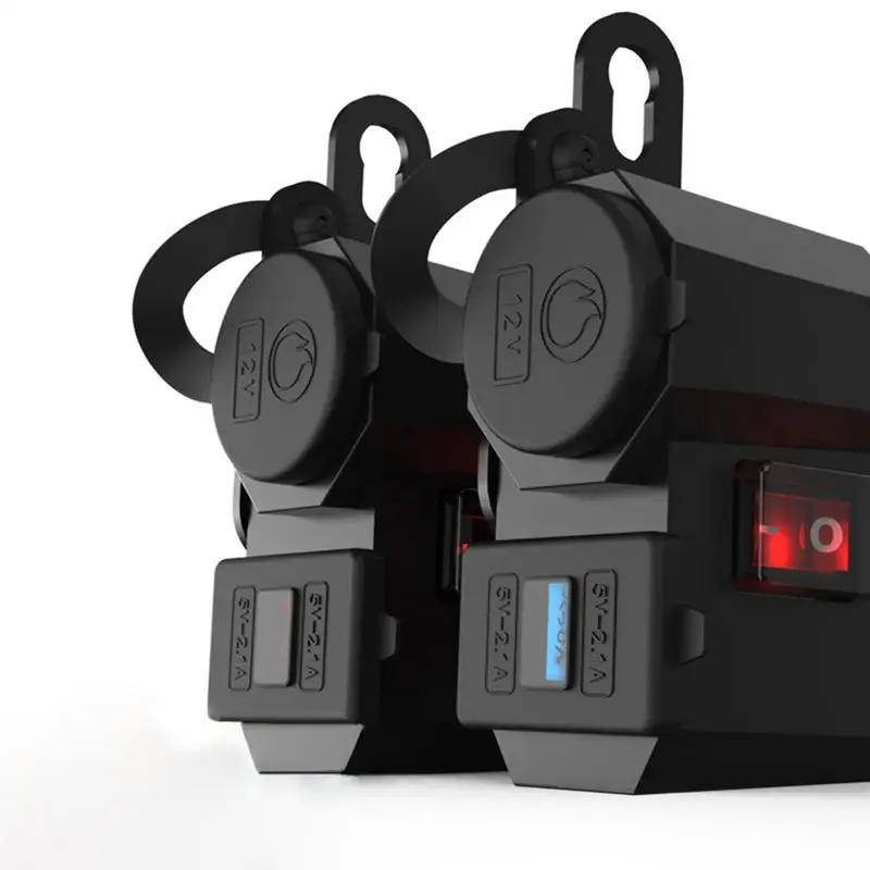 Модифицированное автомобильное зарядное устройство для мотоцикла двойное USB