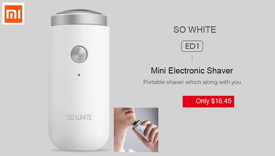XIAOMI так белый Беспроводной 3D Smart плавающий Зарядное устройство USB бритва IPX7