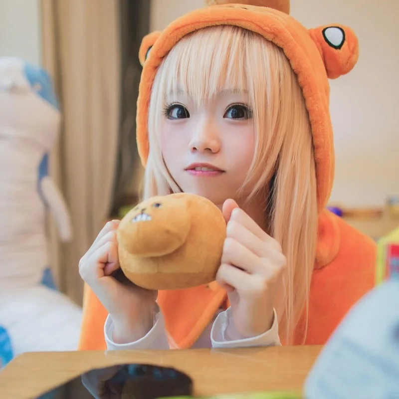 Himouto умару чан косплей костюм женский плащ одеяло мягкие фланели мультяшные