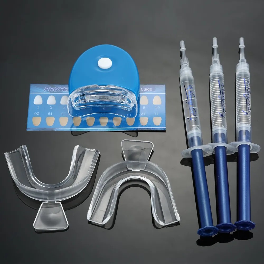 Bleaching System Tooth Whitener Whitening Gel Dental Trays Care Home Kit Teeth Tools | Красота и здоровье