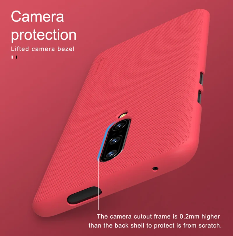 Чехол Nillkin Frosted Shield для Oneplus 7 Pro твердый пластиковый чехол на заднюю панель |