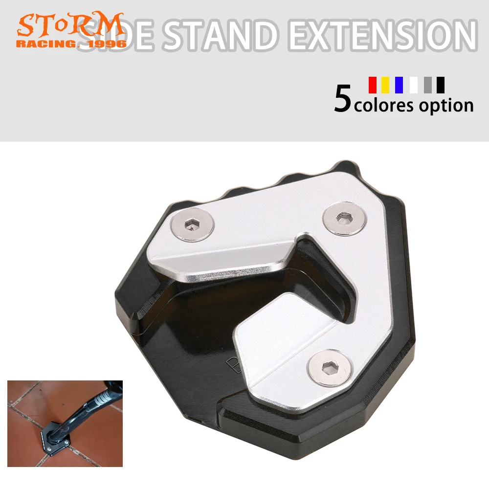 Motorcycle Aluminum Side Stand Extension Pad Support Plate For BMW S1000XR S1000 XR 2015-2018 15 16 17 18 | Автомобили и