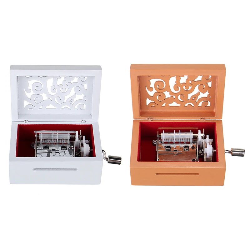 Фирменная Новинка 15 тон ручная рукоятка резная музыкальная коробка бумажная