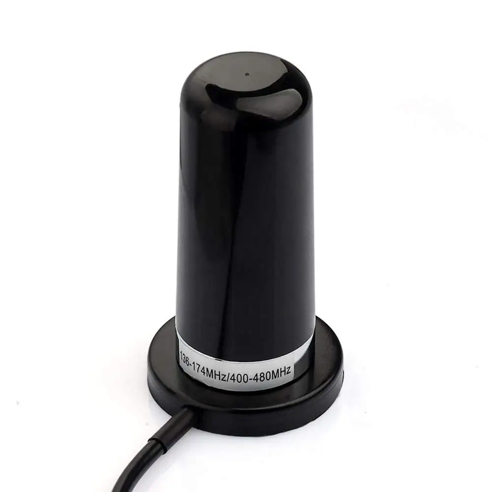 Vhf Uhf 136-174Mhz 400-470Mhz Cb Radio Nmo Mount Pl-259 Male Connector Magnetic Base Antenna For Vehicle Car Truck Marine Boat | Автомобили