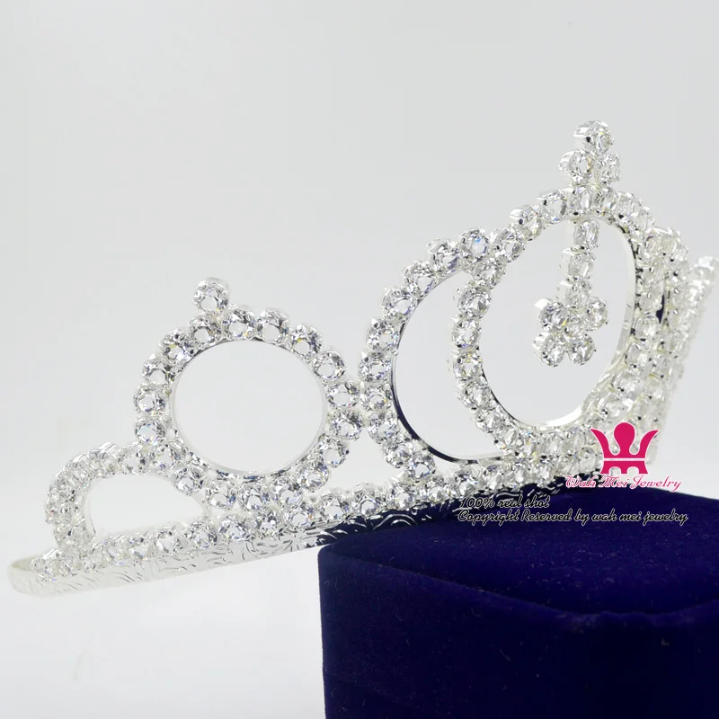 Zircon Tiara Crystal Rhinestone Crowns Bridal Wedding Hair Accessories Princess Queen Formal Party Prom Night Clup Show mo190