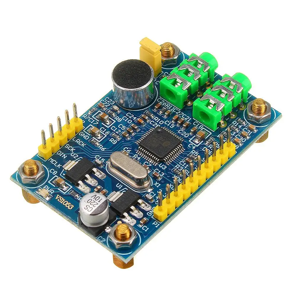 LEORY VS1053 модуль MP3 плеер аудио декодер плата OGG/WAV кодирование для STM32