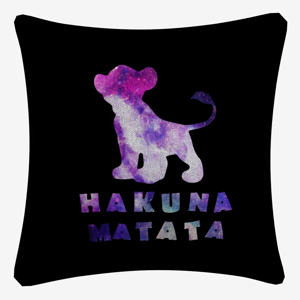 Чехол для подушки Hakuna Matata в виде короля Лев 45x45 см дивана домашний декор