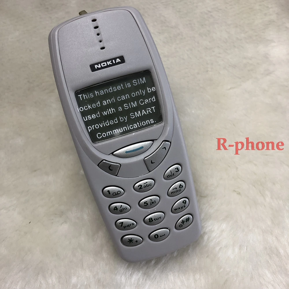 Оригинальный отремонтированный Мобильный телефон NOKIA 3310 GSM 900/1800 DualBand