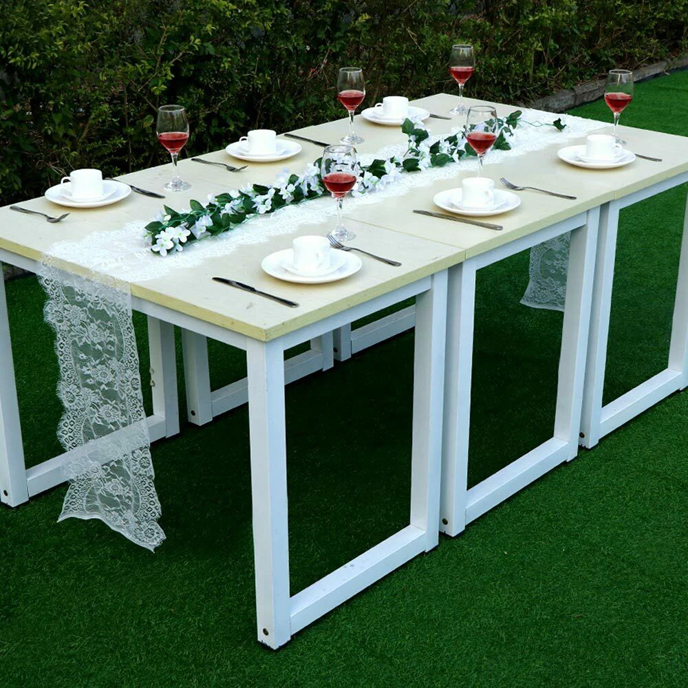 Белый кружевная лента для стула настольная дорожка Новое поступление 2019 Мода 36*300