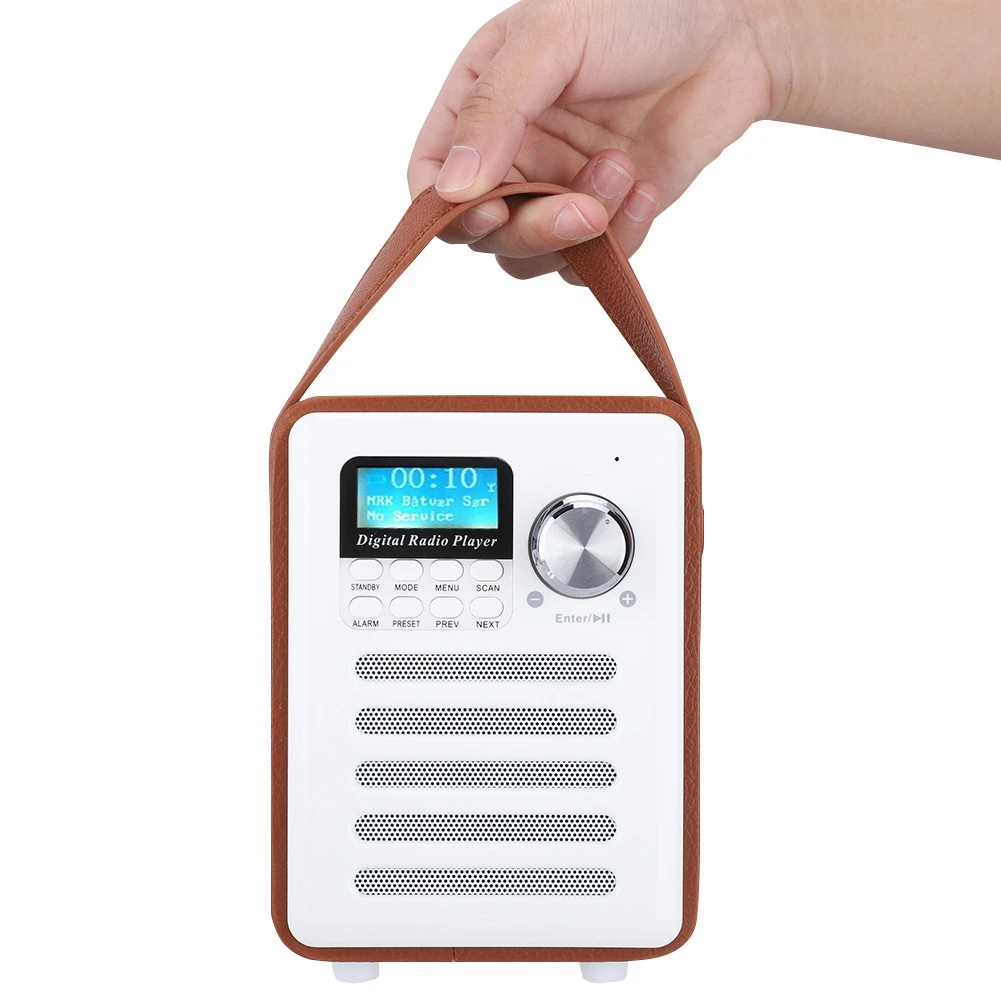 Мини портативное цифровое интернет радио DAB/DAB + FM Bluetooth беспроводной динамик