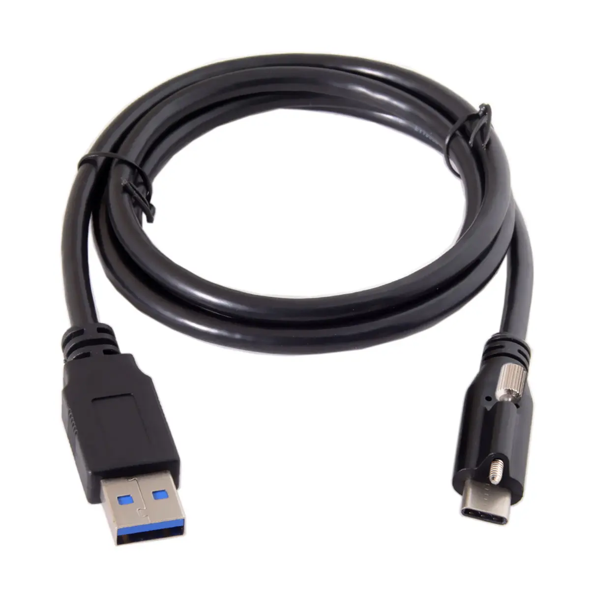 USB C 3 1 тип c запорный соединитель к стандартному USB3.0 Дата кабель с винт крепления
