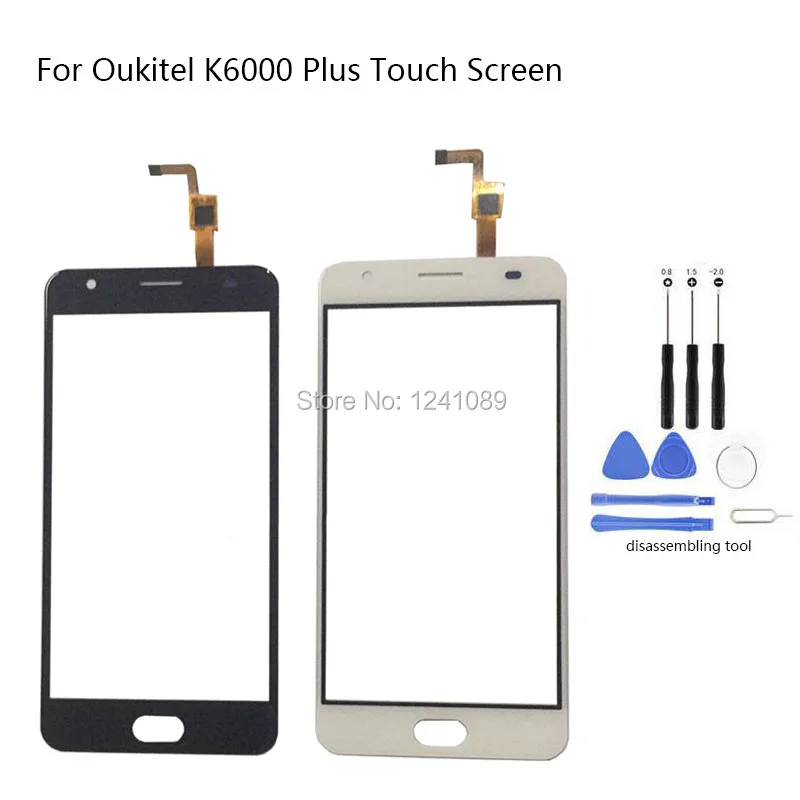 5 дюймов для Oukitel K6000 Plus сенсорный экран дигитайзер стекло оригинальные запасные