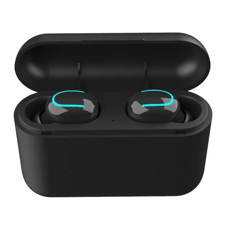 Q32 TWS Bluetooth V5.0 гарнитура U Тип Беспроводной стерео наушники с зарядный чехол может