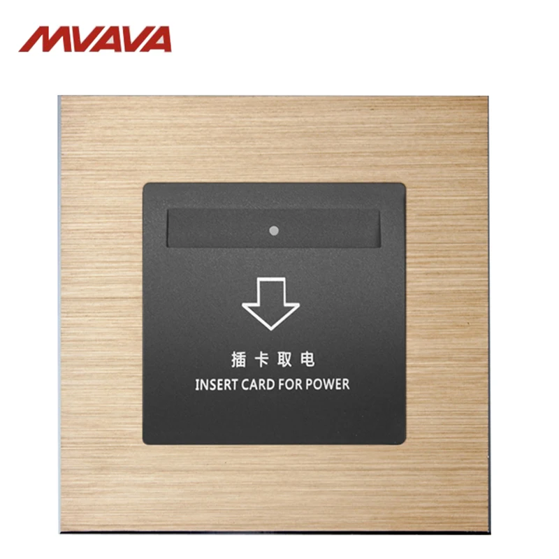 MVAVA вставьте гостиничную карту электропитание настенное декоративное гнездо