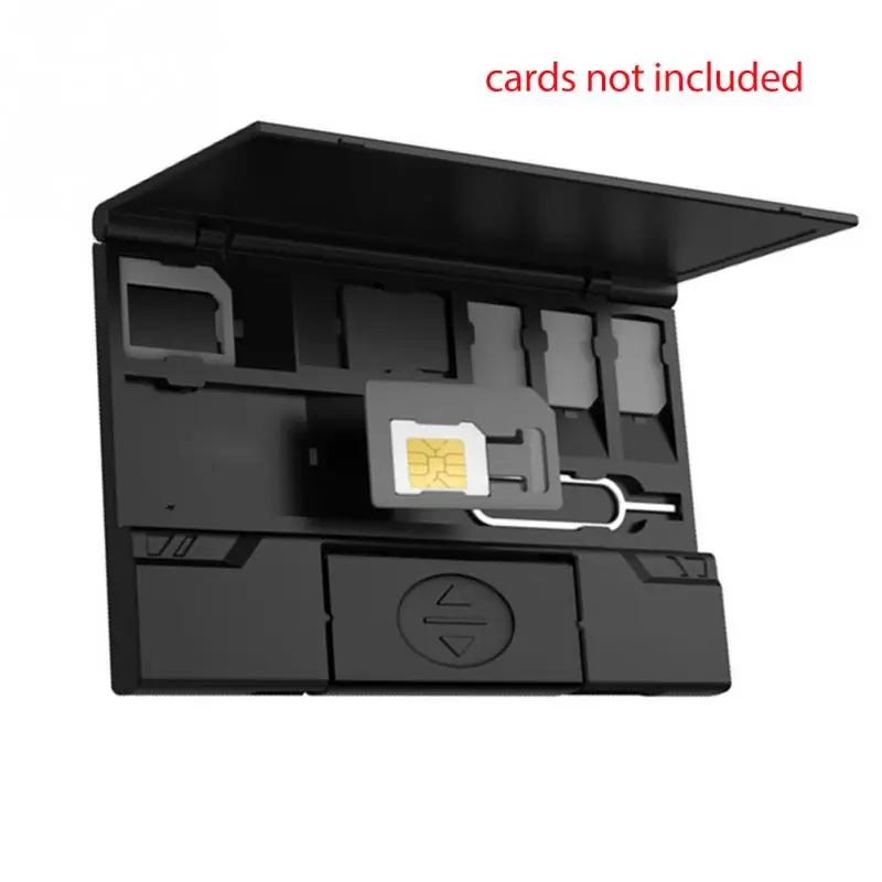 Многофункциональный мобильный телефон держатель sim карты коробка микро SIM нано