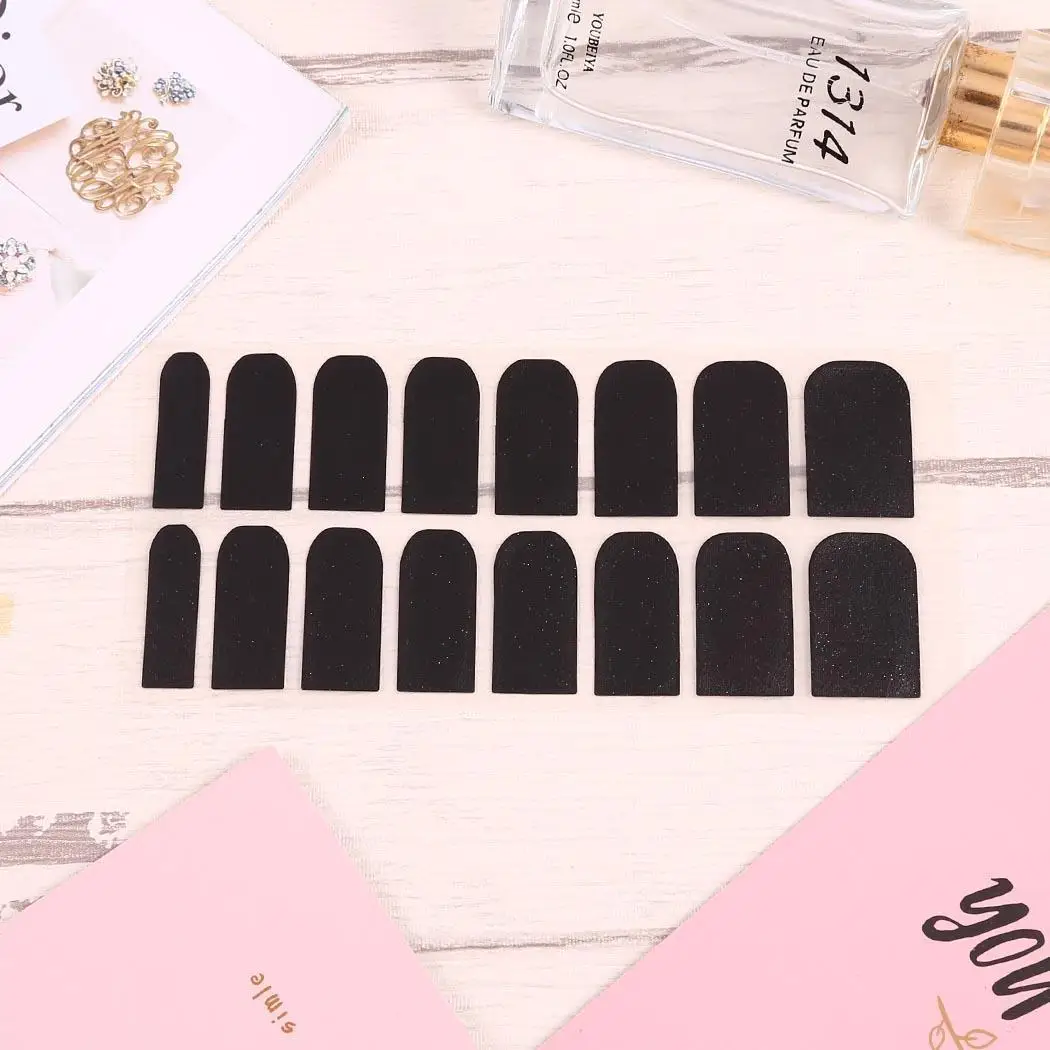 New Women Fashion Nail Art DIY 3D Decoration Pack of Black Solid Sticker | Красота и здоровье