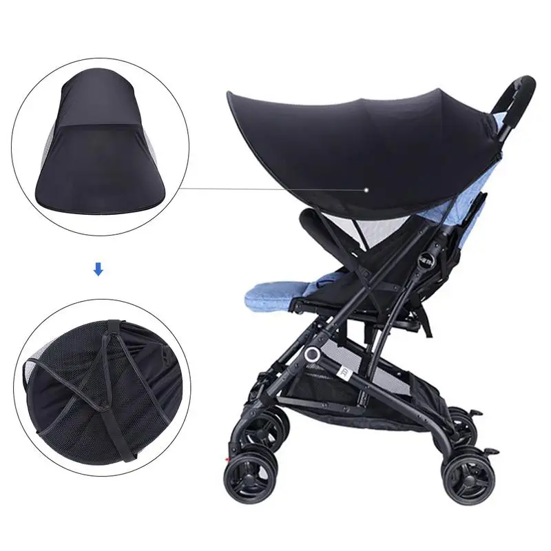Universal Stroller Canopy Extender Sun Shade Removable Awning for Baby Carrier Infant Pram
