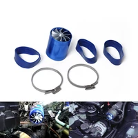 racing short ramcold air intake turbonator 3in dual fan gas fuel saver blue auto replacement parts