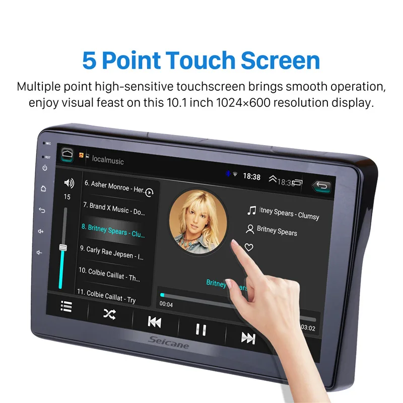 Seicane 10.1 inch for 2014 Honda Vezel XRV Android 8.1 HD Touch Screen Radio GPS Navigation system Bluetooth AUX USB WiFi SWC | Автомобили