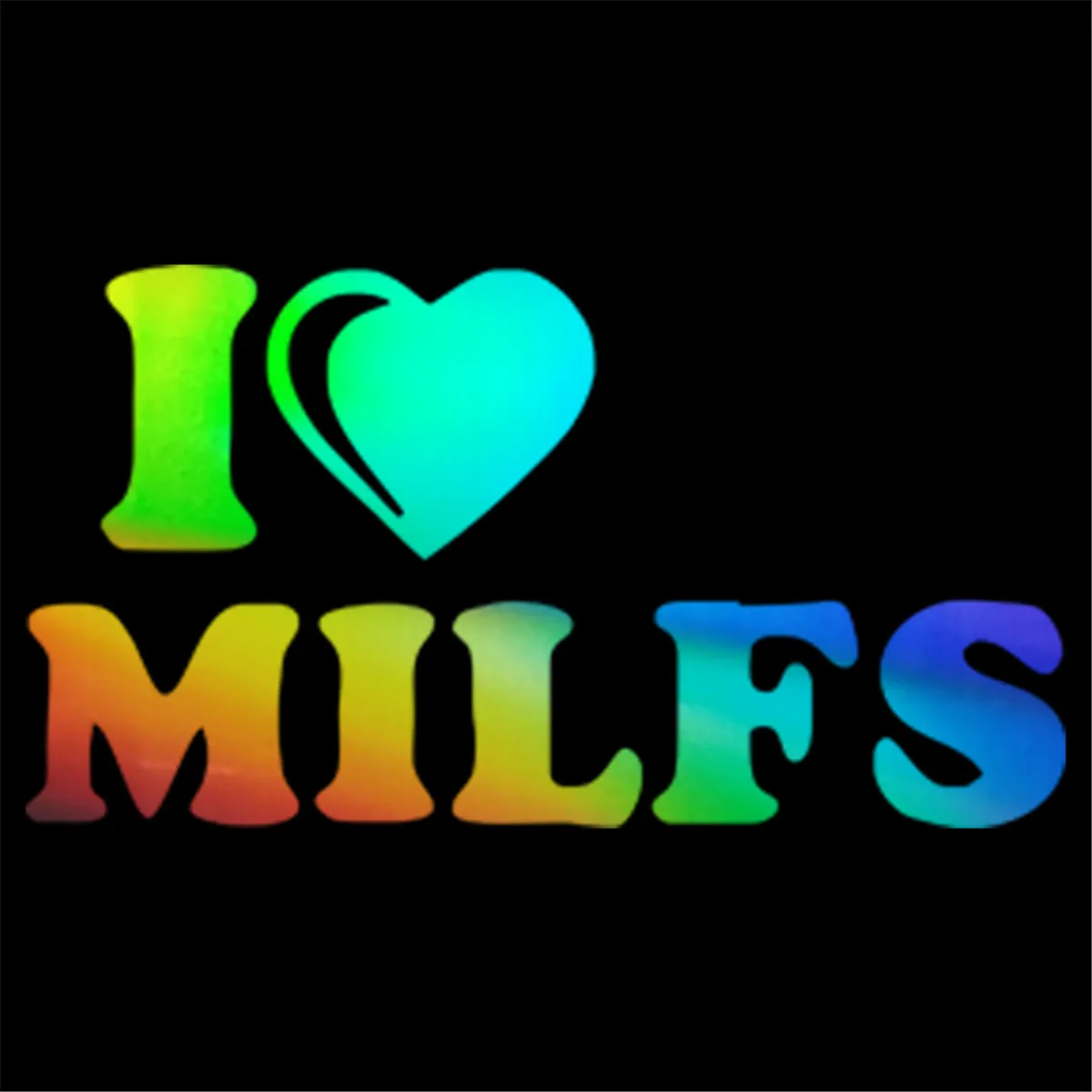 Я люблю Milfs Автомобиль Грузовик Лодка виниловая наклейка планшет стены для дома