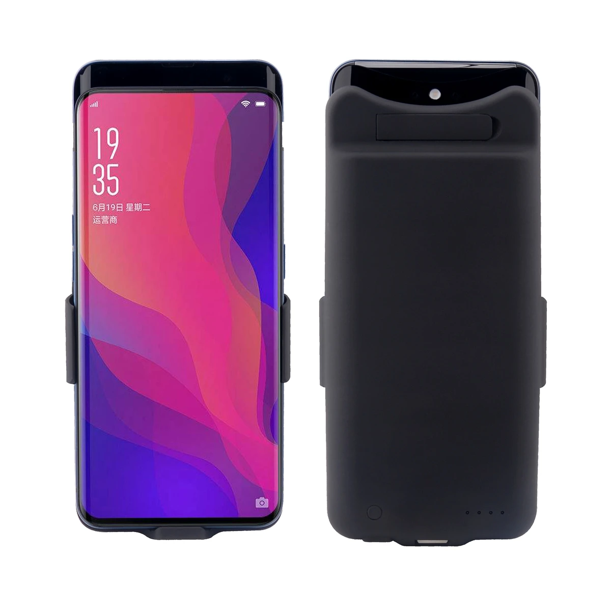 CASEWIN 7500 мАч зарядное устройство чехол для OPPO find X внешний резервный банк питания