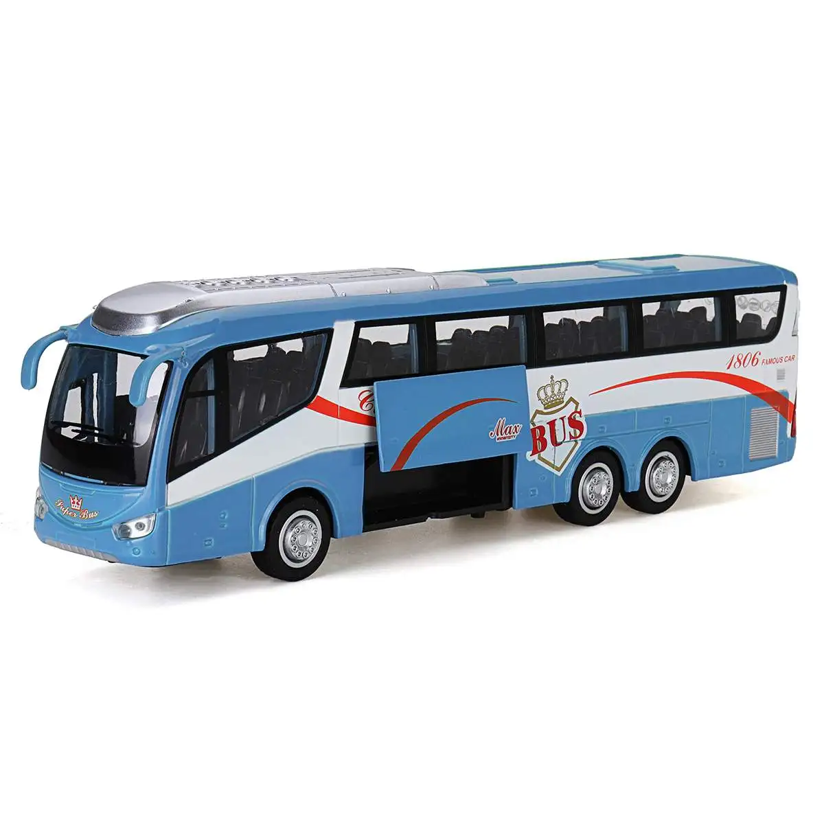 Двухэтажный цинковый модель автобуса из сплава игрушка высокого моделирования автобус, транспортное средство модель светодиодный свет масштаб мигающий Звук Игрушка для коллекции подарок