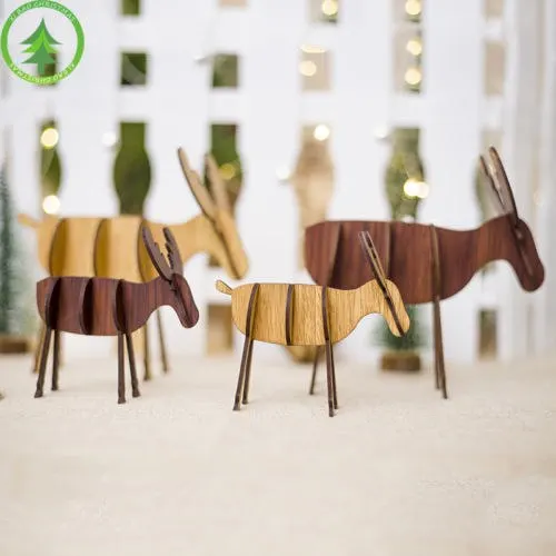 Милая пушистая Снежинка Деревянная Рождественская елка кулон Висячие украшения