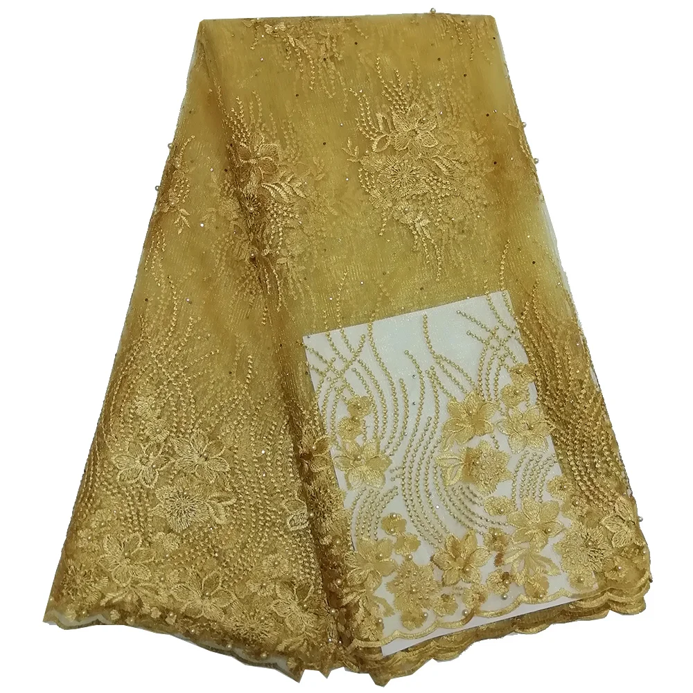 2019 Последние Французский нигерийские кружевные ткани Высокое качество розовый