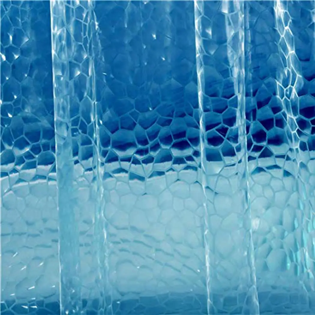 Прочная водонепроницаемая однотонная занавеска для душа Mildewproof 3D водостойкая