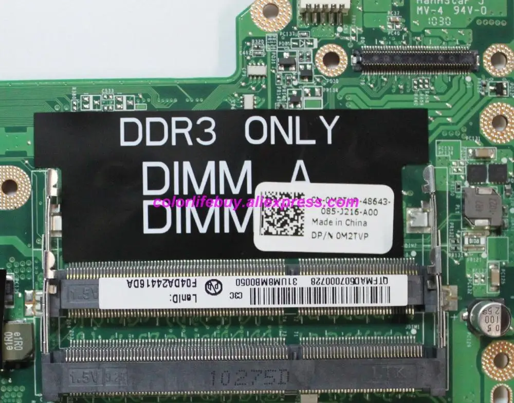 Genuine CN-0M2TVP 0M2TVP M2TVP HM57 DDR3 DAUM8CMB8C0 Laptop Motherboard for Dell Inspiron N4010 Notebook PC | Компьютеры и офис