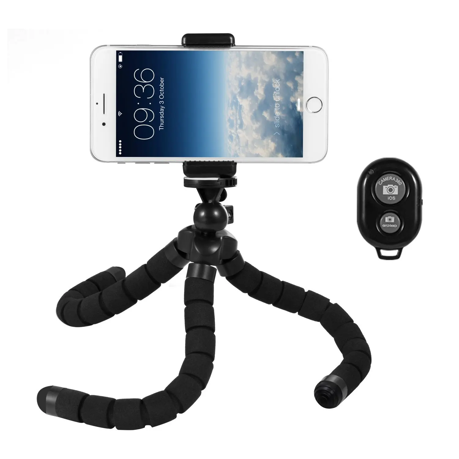 Мини штатив для Gopro Hero 6 5 7 Fusion iphone 8 plus или другого смартфона экшн камеры|Чехлы