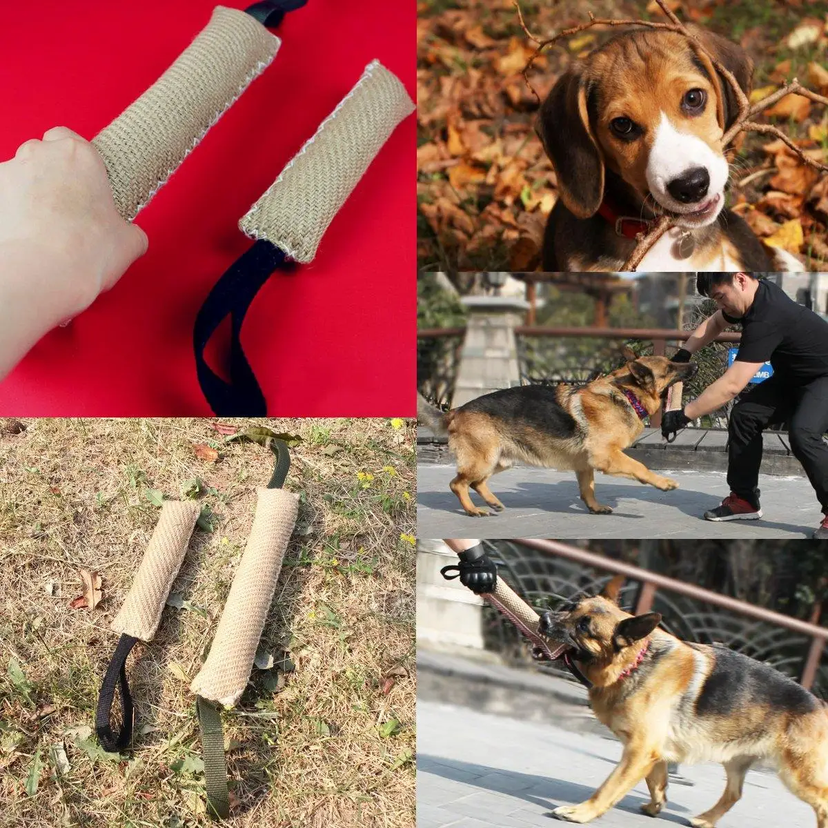 2 размера игрушка для укуса собак джутовая K9 с двумя ручками взрослых щенков