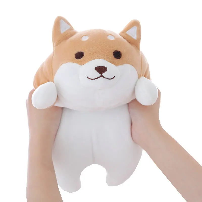 

35cm Cute Fat Shiba Inu Dog Plush Toy Stuffed Soft Kawaii Animal Cartoon Pillow Lovely Gift for Kids Baby Children Good Quality