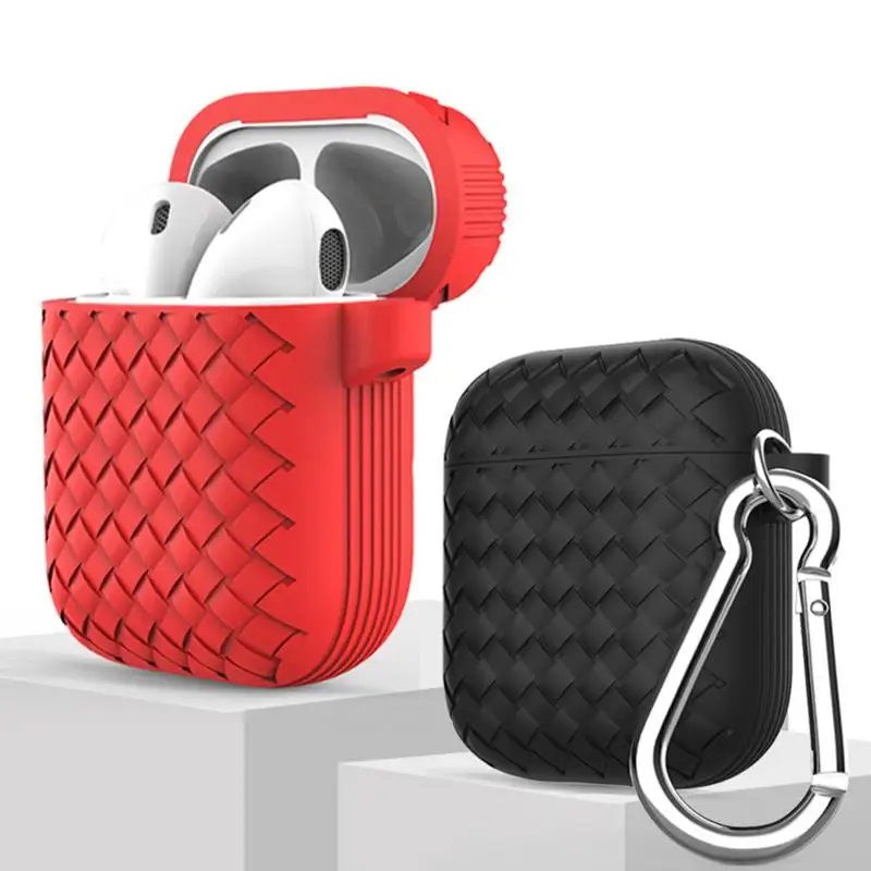 Чехол для наушников Airpods Мягкие силиконовые противоударные чехлы