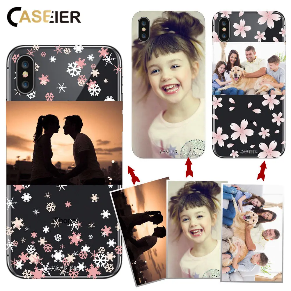 CASEIER Customized Design Photo Phone Case For iPhone X 7 8 6 6s Plus Samsung S7 S8 S9 Note Huawei Xiaomi |