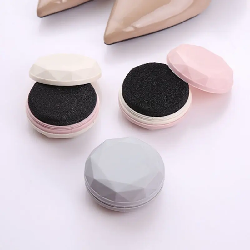 Портативный Macaron стиль двухсторонний протирать быстро обувь губка для
