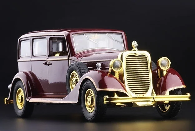 Весы 1:32 Cadillac Deluxe Tudor Limousine 8C литая модель автомобиля игрушка свет и звук коллекция|