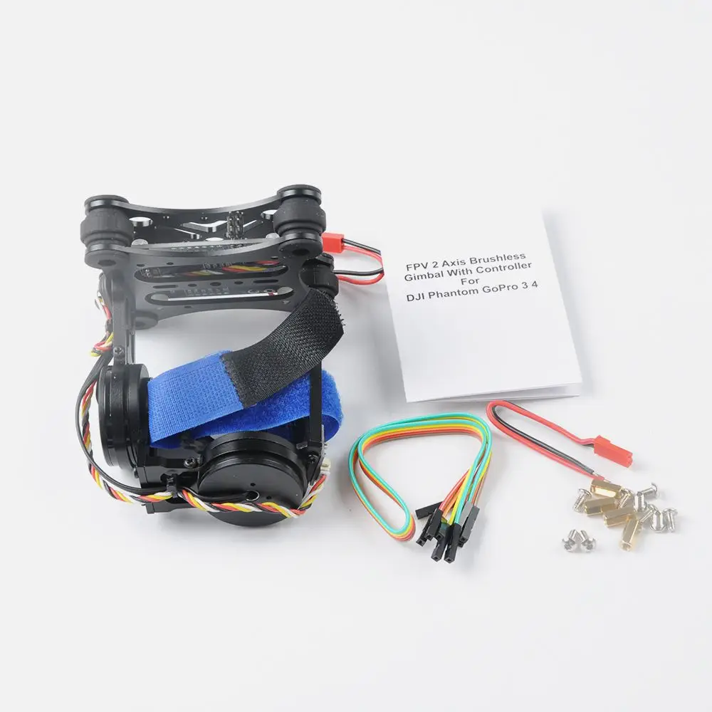 2 оси 2D бесщеточный карданный для камеры Gopro SJCAM XIAOMI YI Экшн камера Eken F450 F550 S500 FPV