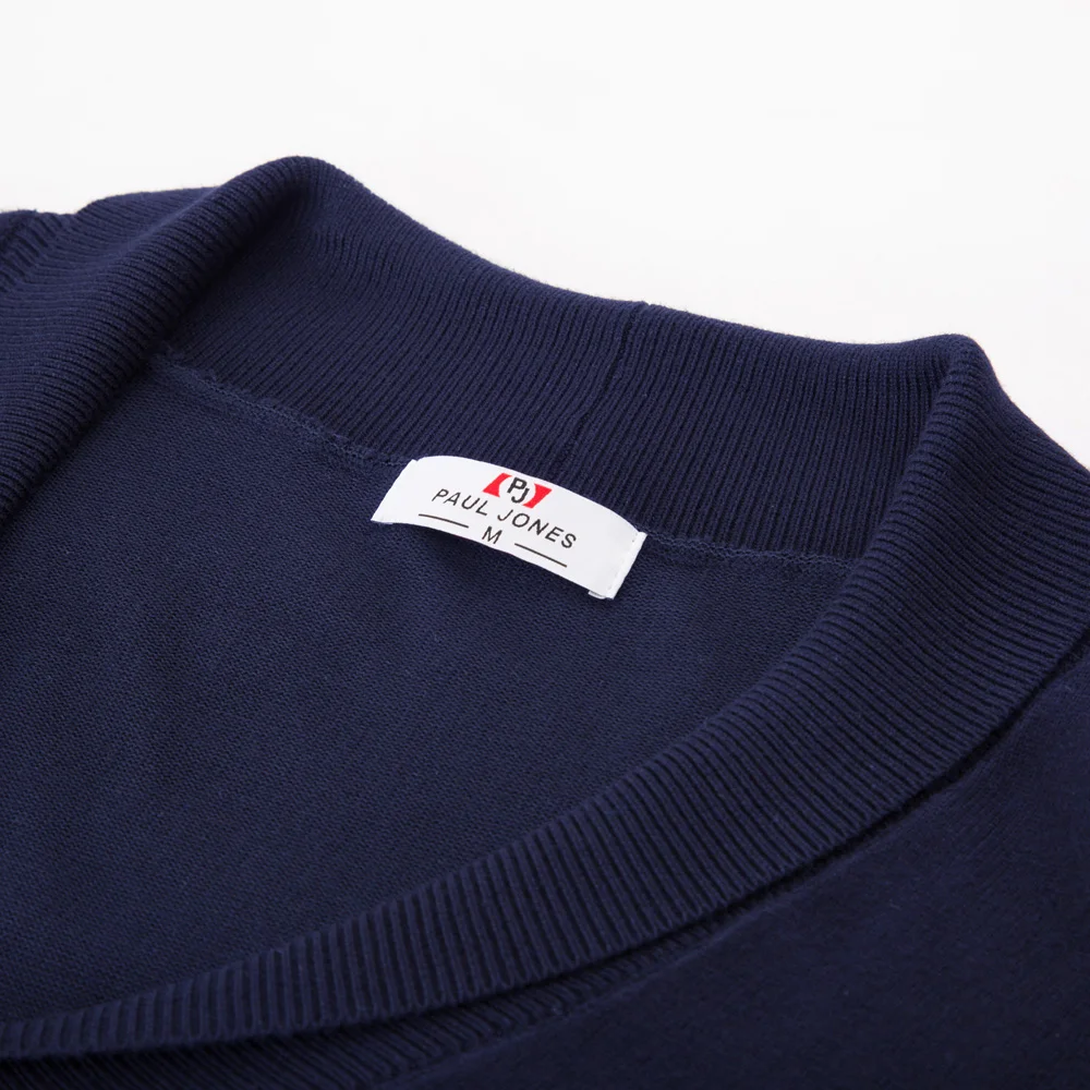 PJ Мужской кардиган с v-образным вырезом и воротником на пуговицах повседневный