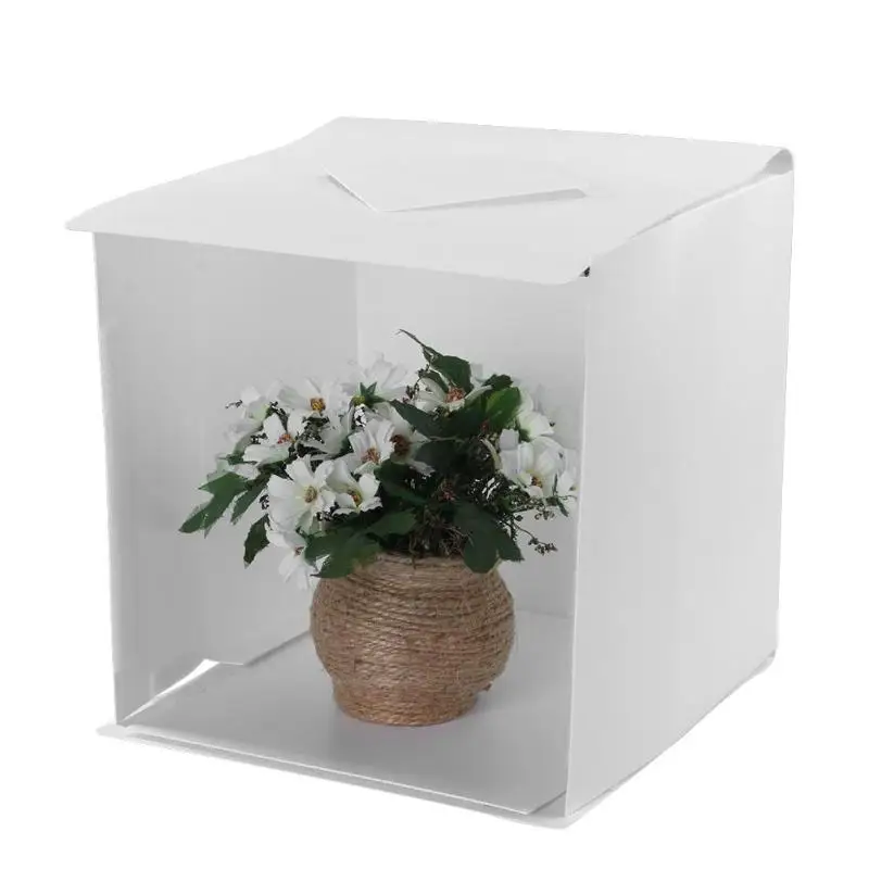 Portable Folding Studio Diffuse Photography Background Soft Box w/LED Light | Электроника