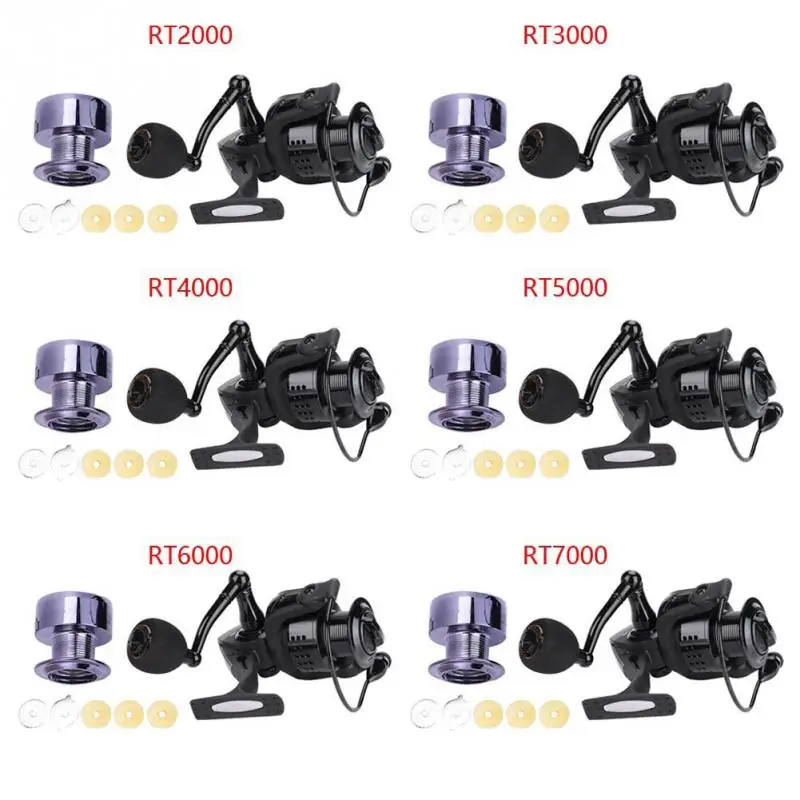 High Speed 5.0:1 5.2:1 13+1BB Aluminum Alloy Casting Fishing Reel Metal Saltwater RT2000-7000 Sea | Спорт и развлечения