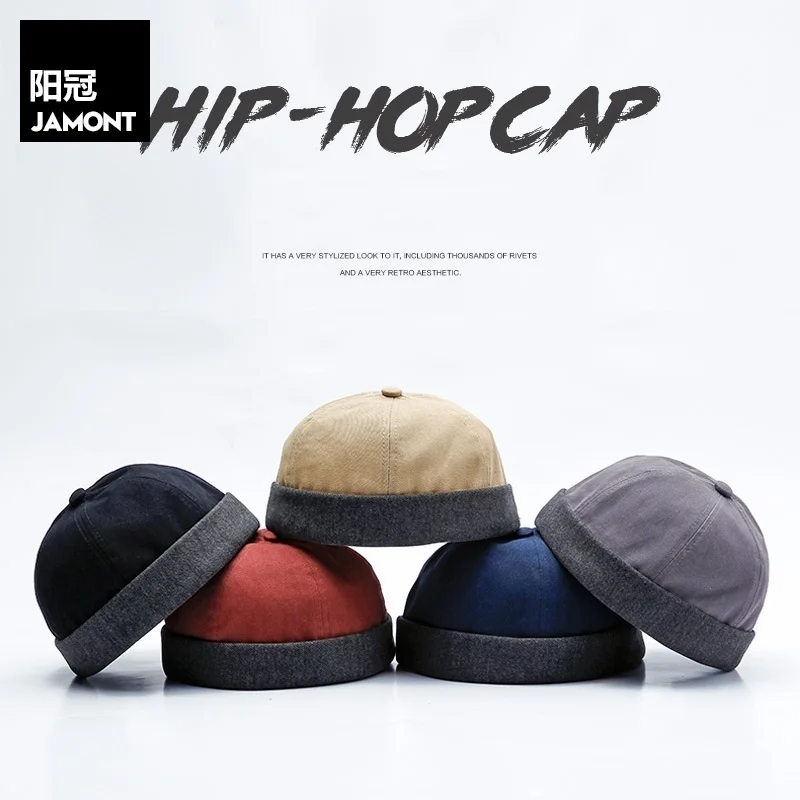 Новинка Круглая Шапка в китайском стиле унисекс Snapback парные шапки с отворотами