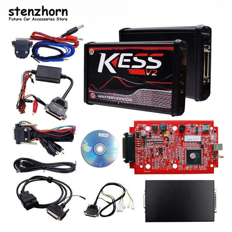 Kess V2 мастер 5 017 ЭБУ OBD2 менеджер Тюнинг Комплект автомобиля грузовиков