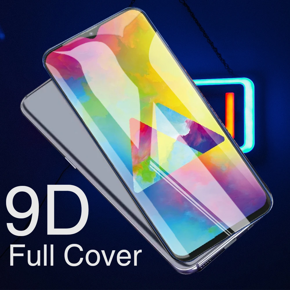 9D закаленное стекло полное покрытие для Samsung Galaxy A12 A32 A42 A52 A72 A51 A71 S21 Plus A31 A20 A30 A50 A70