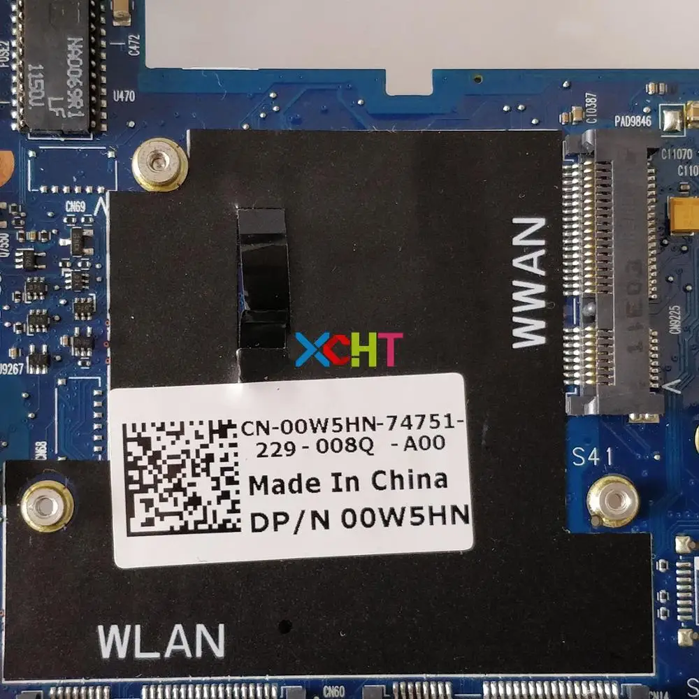 CN-00W5HN 00W5HN 0W5HN w I7-2640M CPU для Dell Latitude E6220 протестированная Материнская плата ноутбука