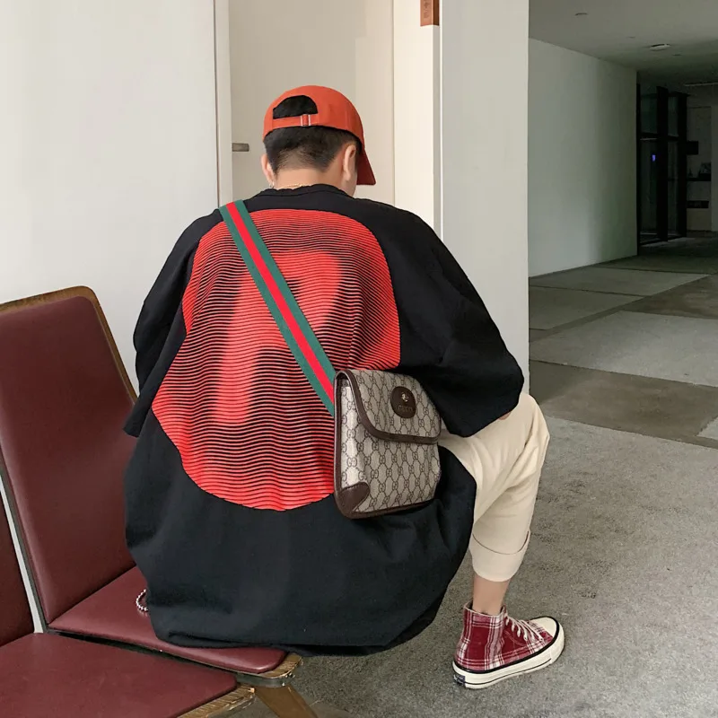 Новинка 2019 года сезон весна лето модная свободная хлопковая футболка в полоску