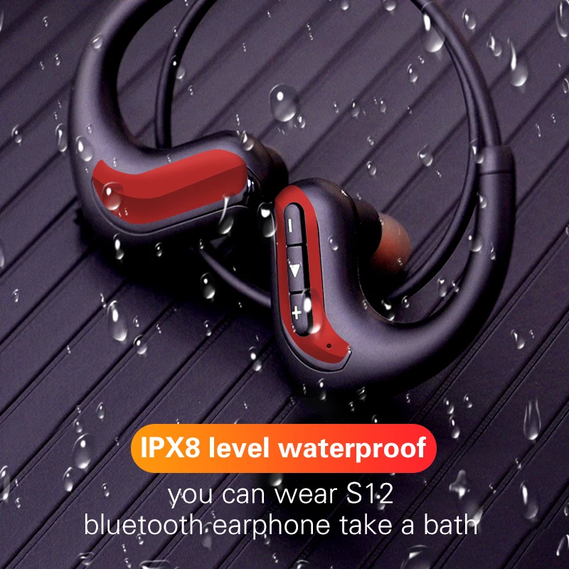 Беспроводные наушники IPX8 водонепроницаемые профессиональные плавательные