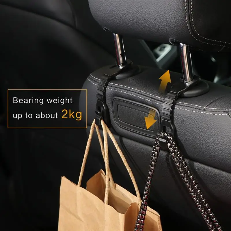 Автомобильный Крепеж Onever 2 шт. портативная вешалка для сиденья сумка Органайзер